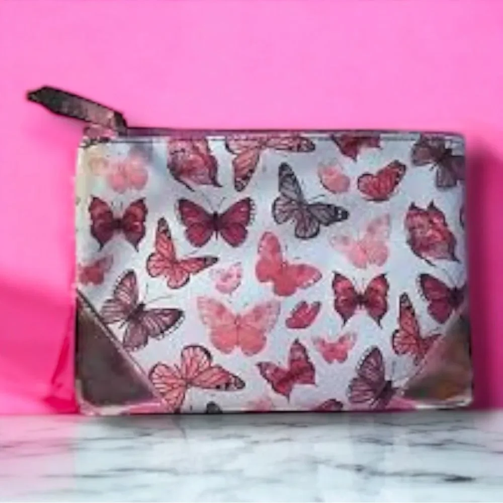 BUNDLE DEAL: 3-Piece Stylish Cosmetic Bag Set (NWOT/EUC)